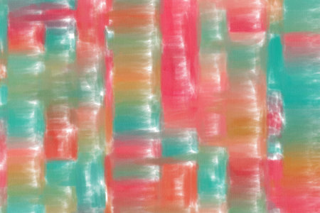 Red, yellow and blue lines Low Coverage Paste abstract paint background.