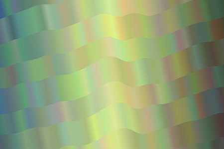 Yellow, green and light blue waves abstract background. Great illustration for your needs.