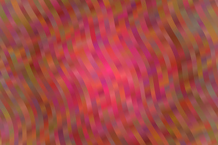 Red and pink waves abstract background. Great illustration for your needs.のイラスト素材