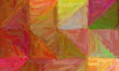 Brown bristle brush oil paint background, digitally created.の写真素材