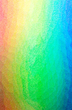 Abstract illustration of blue, green, pink, red, yellow Color Pencil High Coverage backgroundの写真素材