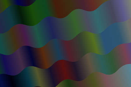 Gorgeous Black and brown waves abstract vector background.のイラスト素材