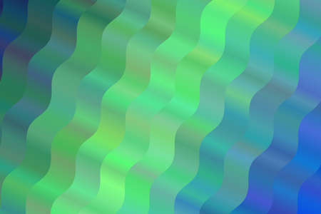 Lovely Green and light blue waves abstract vector background.のイラスト素材