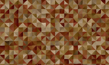 Brown polygonal abstract background. Great illustration for your needs.のイラスト素材