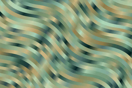 Dark green waves abstract background. Great illustration for your needs.のイラスト素材
