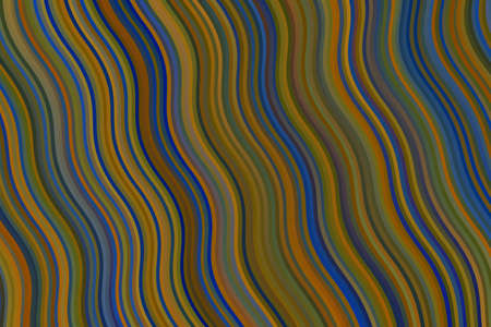 Pretty Orange, green and blue waves abstract vector background.のイラスト素材