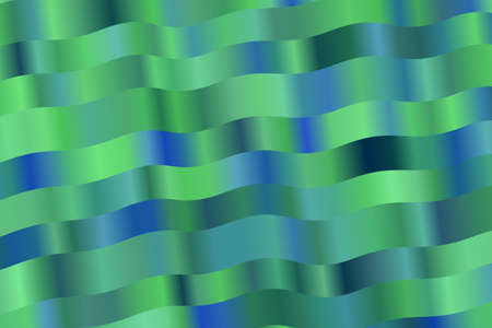Colorful Green and light blue waves abstract vector background.のイラスト素材