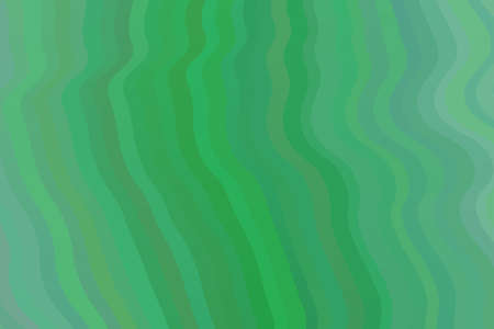 Powerful Green waves abstract vector background.のイラスト素材