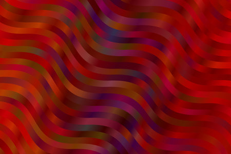 Colorful Red and dark red waves abstract vector background.