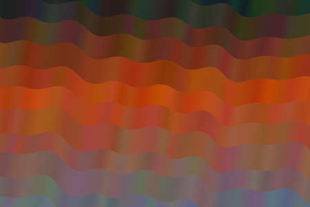 Powerful Red, black and orange waves abstract vector background.のイラスト素材