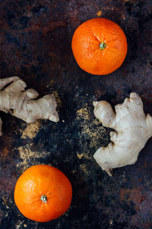 Orange and gingerの写真素材