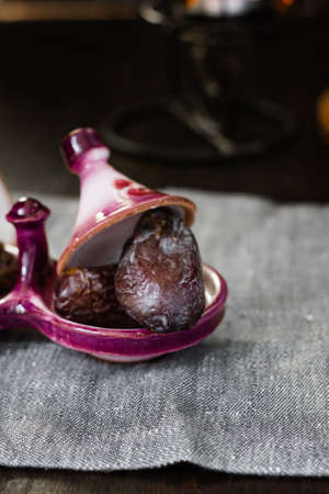 Date fruits for iftar on ramadan fastingの写真素材