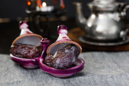 Date fruits for iftar on ramadan fastingの写真素材