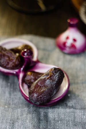 Date fruits for iftar on ramadan fastingの写真素材