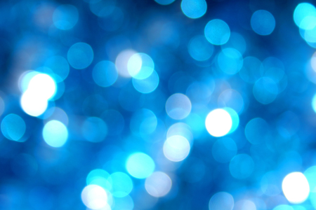 blue blurred lights backgroundの写真素材