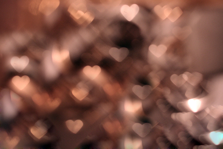 shades of pink and white blurred lightsの写真素材