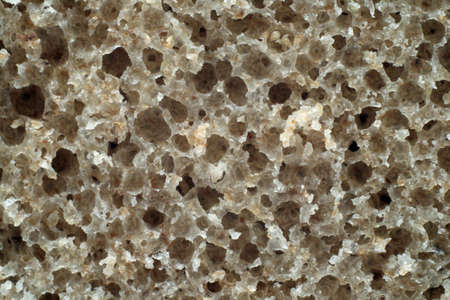 structure of the bread with macroの写真素材