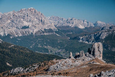Dolomites in Italy the perfect mounains for hiking hiking loversの写真素材