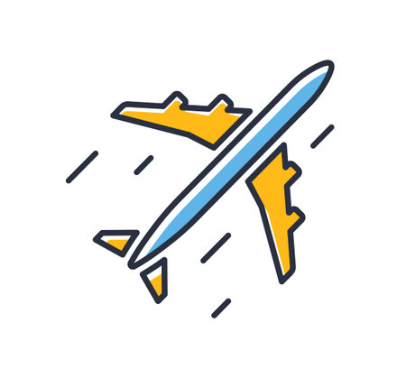 Plane icon. Airship airplane, aircraft, plane, isolated on white background. Design elements,...