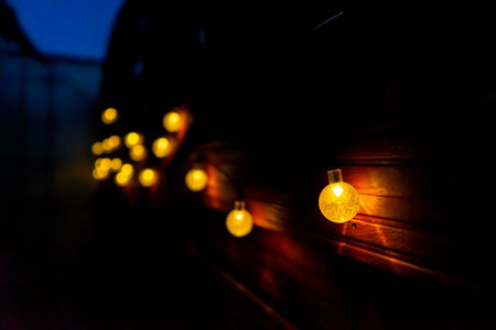 LED Lights and Lightchain in the Darkness