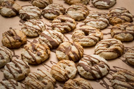 Christmas baking shortbread cookies in Bavaria Germany