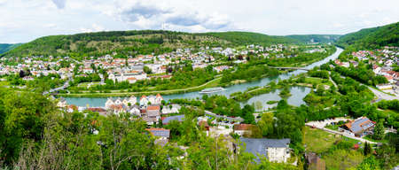 Hike in Riedenburg in the Bavarian Forest in Lower Bavaria Germanyのeditorial素材