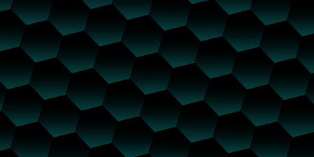 Hexagon Background with different Shapes and Colours