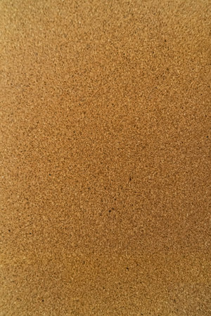 Cork bulletin board surface