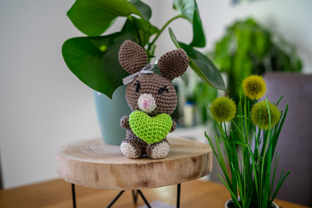 Amigurumi Easter Bunny DEKO1 2022の写真素材