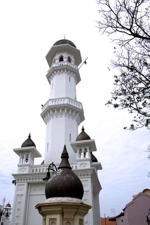 Minaret of Kapitan Kling Mosqueの写真素材