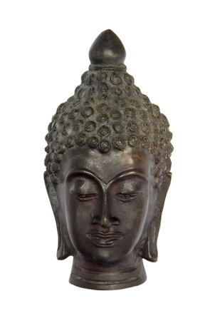 Antique Bronze Buddha Bustの写真素材