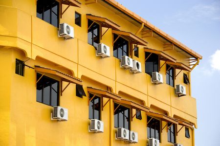 Windows and Air-Conditionersの写真素材