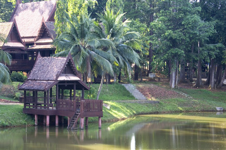 Traditional Thai Houseの写真素材