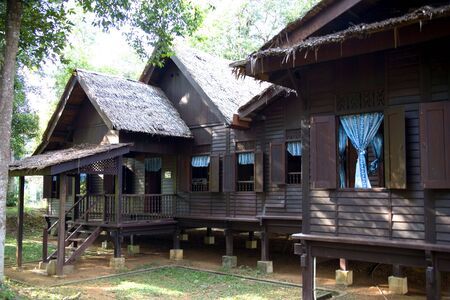 Traditional Malay Houseのeditorial素材