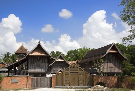 Traditional Malay Houseのeditorial素材