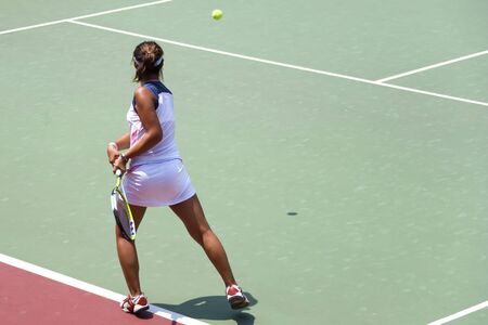Junior Ladies Tennisの写真素材