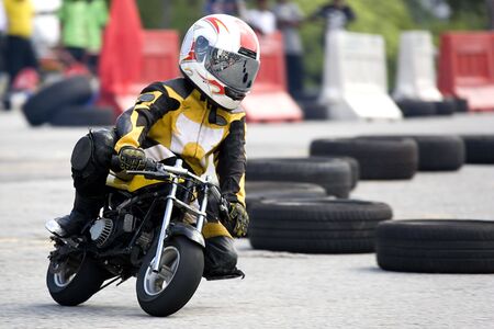 Pocket Bike Raceの写真素材