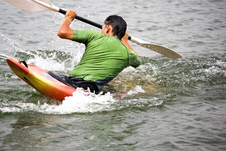 Kayakingの写真素材