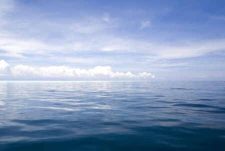 Image of the open sea in Malaysian waters.の写真素材