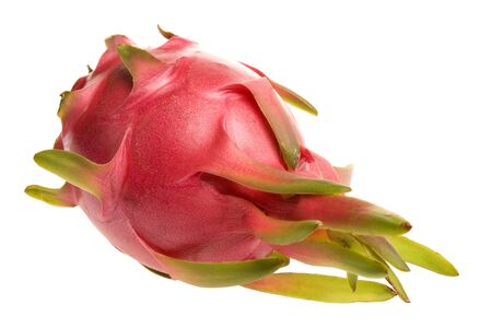 Isolated close-up image of a Dragon Fruit.の写真素材