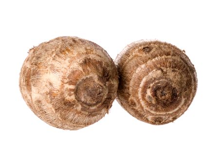 Isolated macro image of tumeric.の写真素材