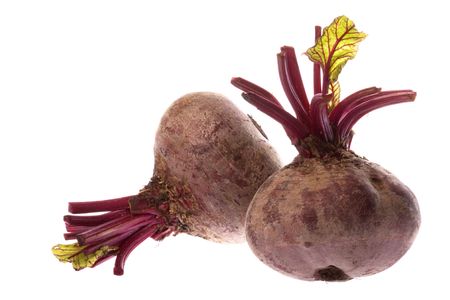 Isolated image of Beetroots.の写真素材