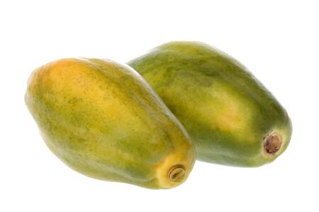 Isolated image of Malaysian papayas.の写真素材