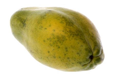 Isolated image of a Malaysian papaya.の写真素材