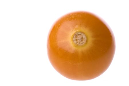 Isolated macro image of a cape gooseberry or physalis.の写真素材