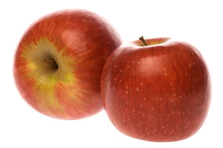 Isolated image of fresh red apples.の写真素材