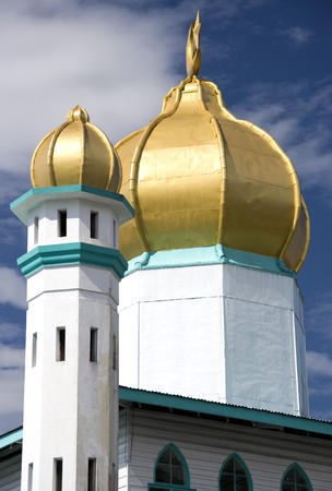 Image of an old mosque in Malaysia.の写真素材