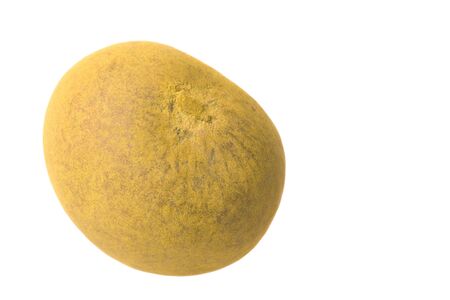 Isolated macro image of a dried longan.の写真素材