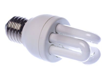 Isolated macro image of a light bulb.の写真素材