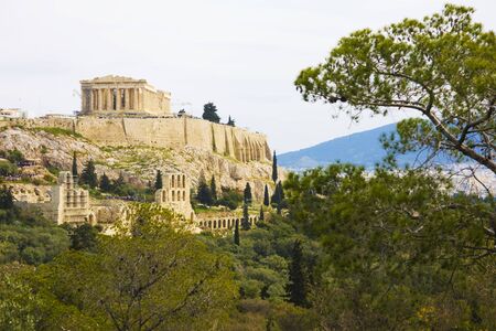Image of Philopappos Hill Athens, Greece.の写真素材